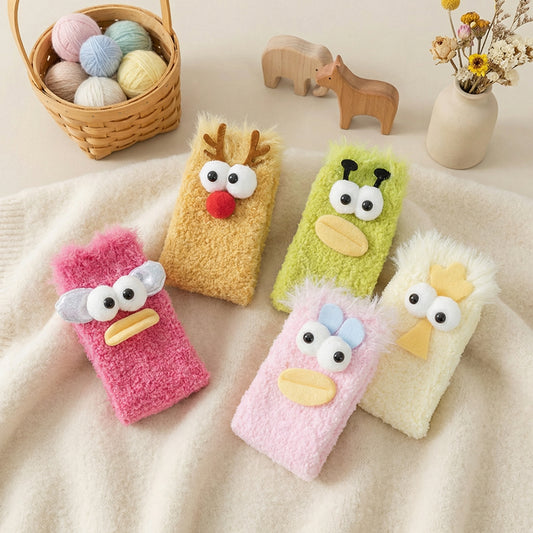 Googly Eye Cartoon Socks
