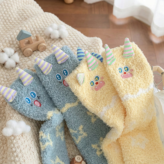 Cute Unicorn Plush Socks