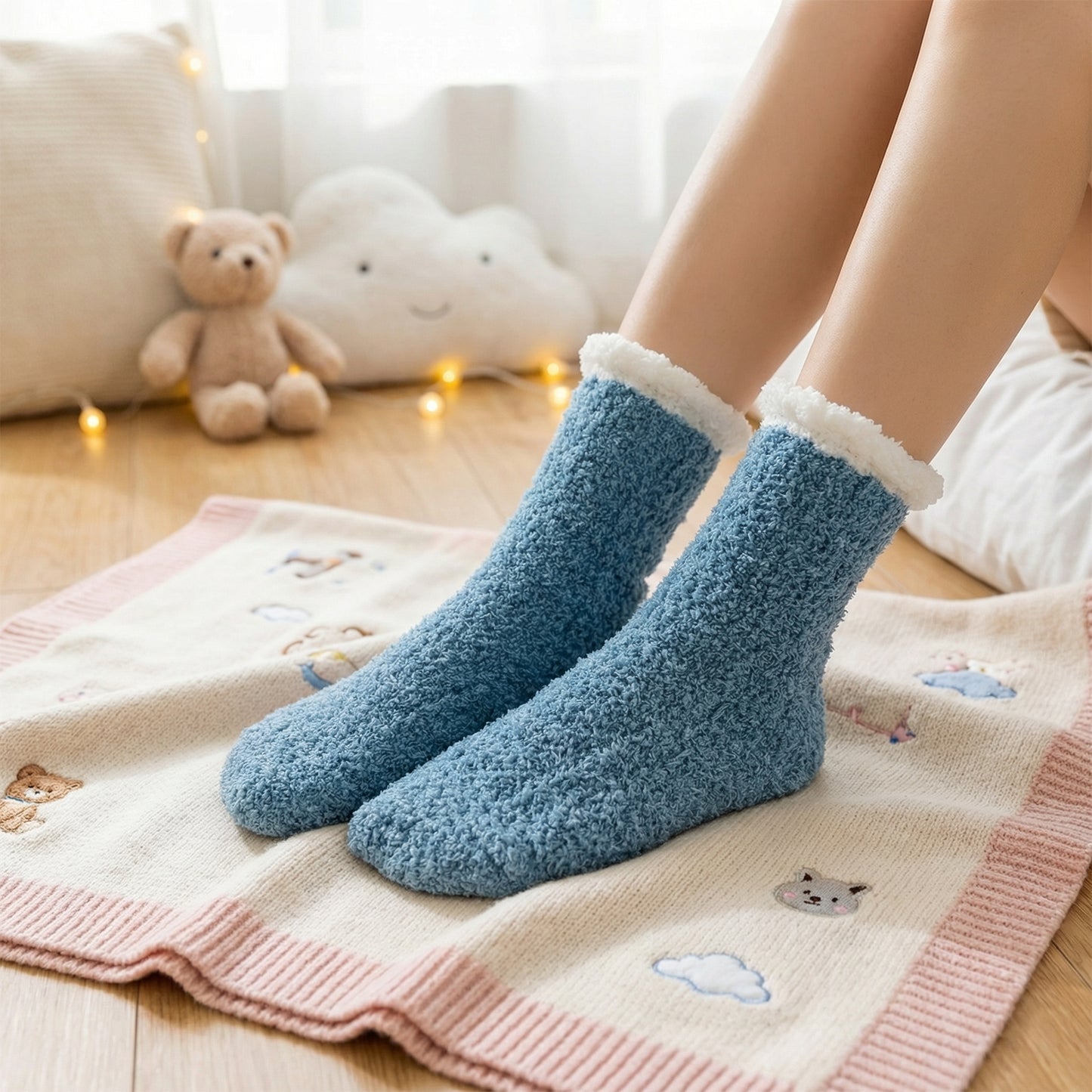 Japanese Fleece Cuff Socks